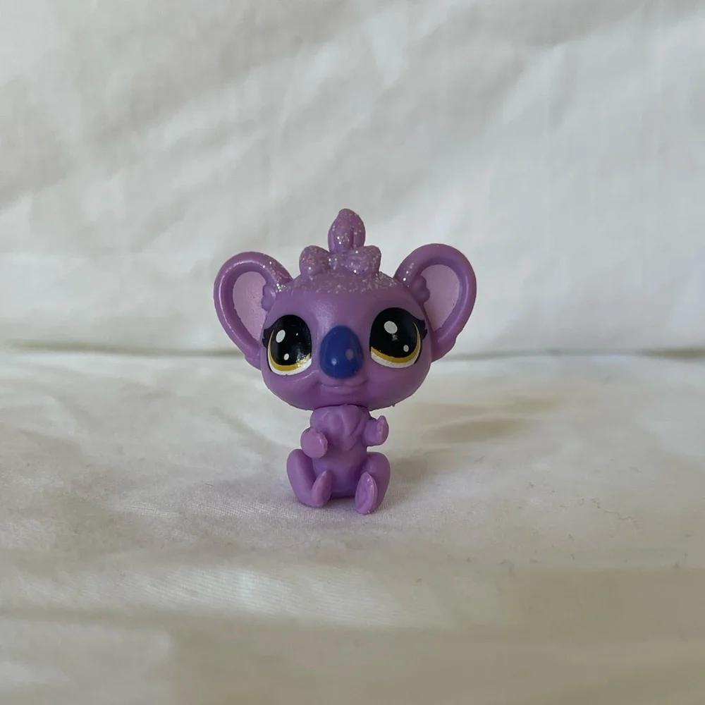 Littlest Pet Shop MINI AMETHYST GLEAMGLOW KOALA #25 - Authentic